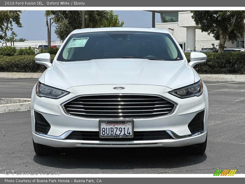Oxford White / Ebony 2019 Ford Fusion SEL