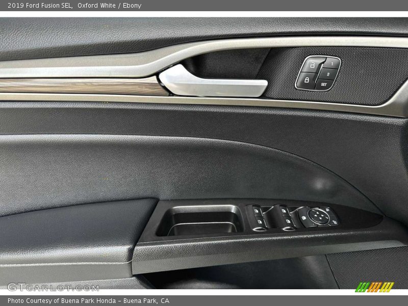Oxford White / Ebony 2019 Ford Fusion SEL