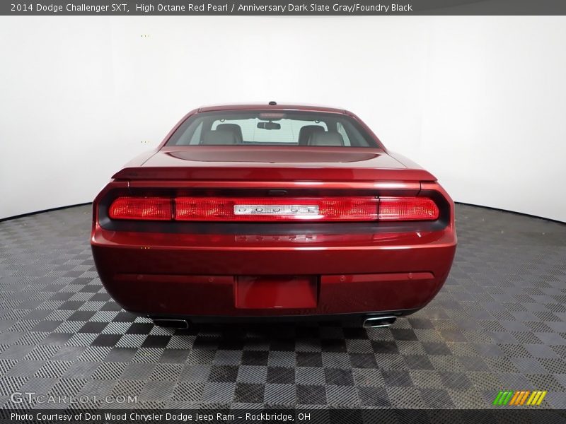High Octane Red Pearl / Anniversary Dark Slate Gray/Foundry Black 2014 Dodge Challenger SXT