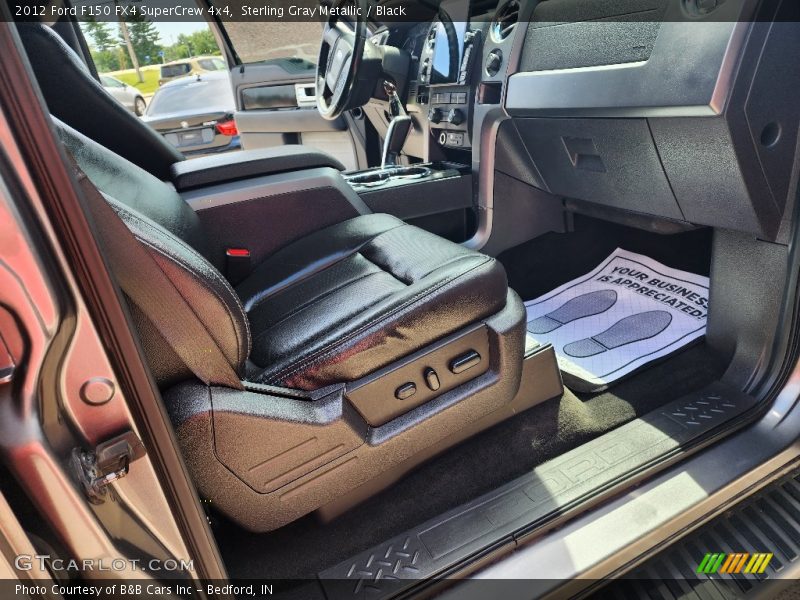 Sterling Gray Metallic / Black 2012 Ford F150 FX4 SuperCrew 4x4