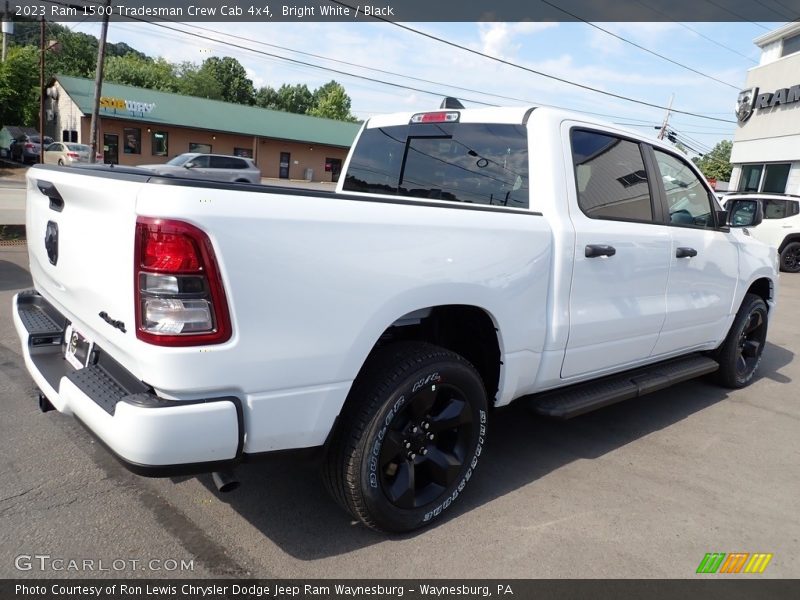 Bright White / Black 2023 Ram 1500 Tradesman Crew Cab 4x4