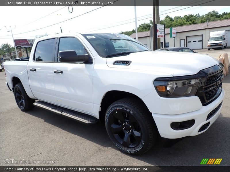 Bright White / Black 2023 Ram 1500 Tradesman Crew Cab 4x4