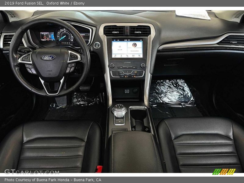  2019 Fusion SEL Ebony Interior