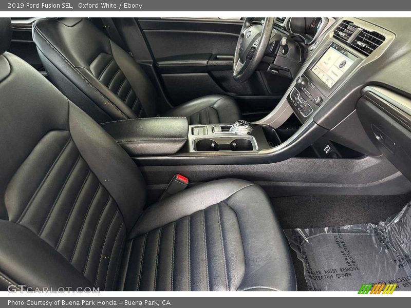 Front Seat of 2019 Fusion SEL