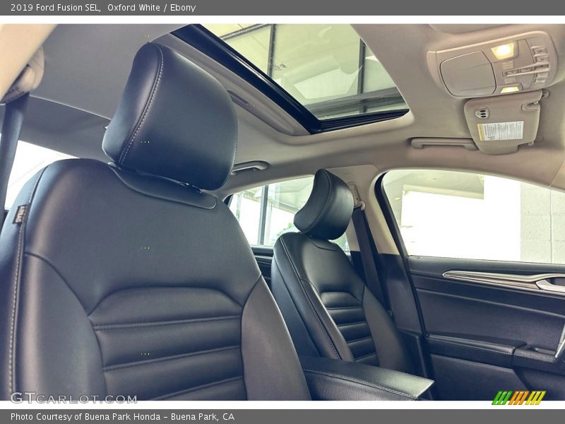 Oxford White / Ebony 2019 Ford Fusion SEL