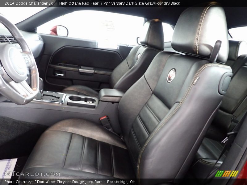 High Octane Red Pearl / Anniversary Dark Slate Gray/Foundry Black 2014 Dodge Challenger SXT