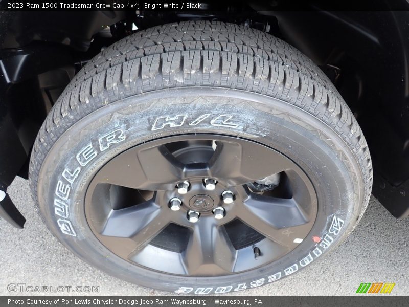 Bright White / Black 2023 Ram 1500 Tradesman Crew Cab 4x4
