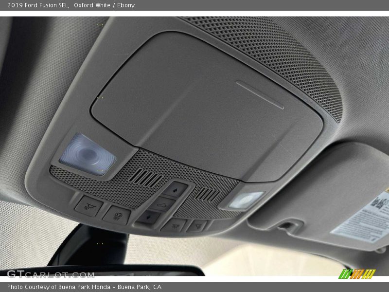 Oxford White / Ebony 2019 Ford Fusion SEL