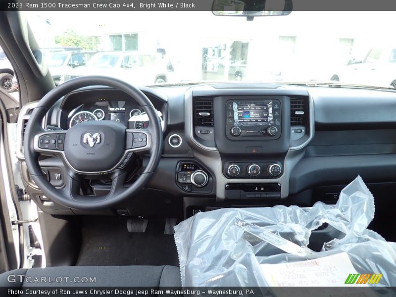 Bright White / Black 2023 Ram 1500 Tradesman Crew Cab 4x4