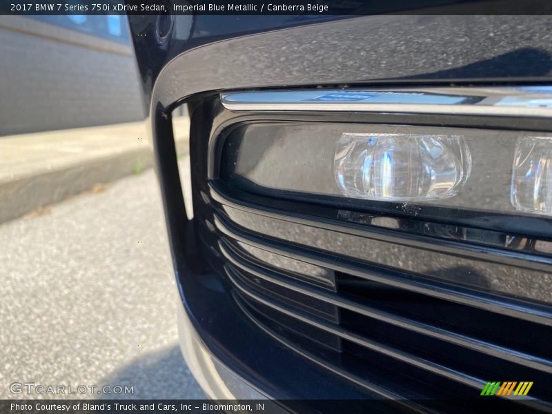 Imperial Blue Metallic / Canberra Beige 2017 BMW 7 Series 750i xDrive Sedan