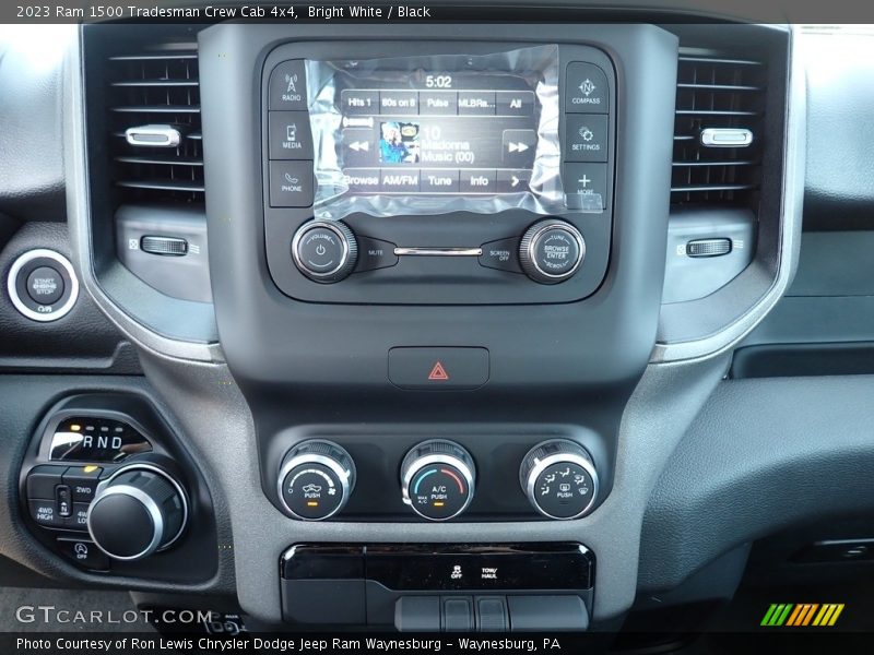 Bright White / Black 2023 Ram 1500 Tradesman Crew Cab 4x4