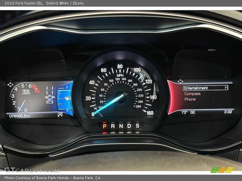  2019 Fusion SEL SEL Gauges