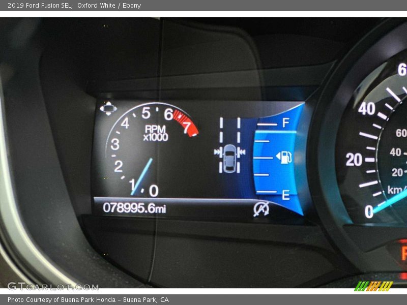 Oxford White / Ebony 2019 Ford Fusion SEL