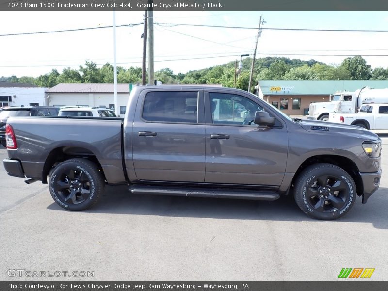 Granite Crystal Metallic / Black 2023 Ram 1500 Tradesman Crew Cab 4x4