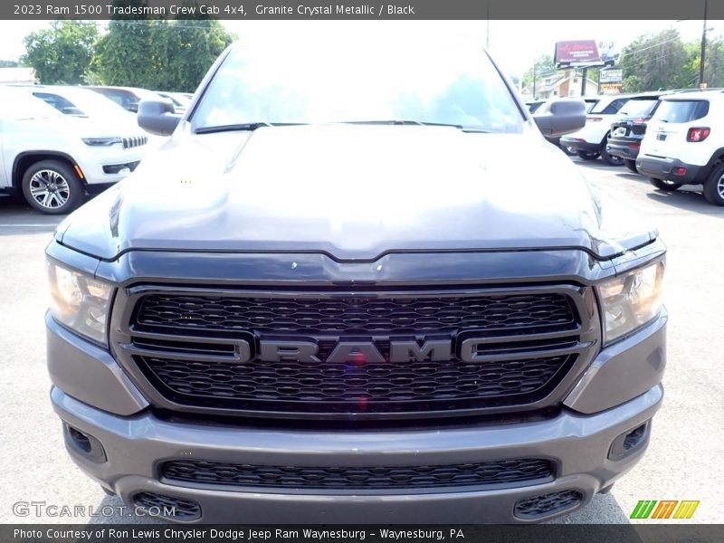 Granite Crystal Metallic / Black 2023 Ram 1500 Tradesman Crew Cab 4x4