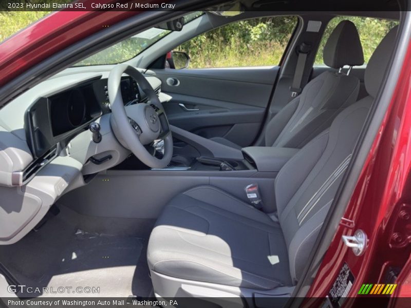 Calypso Red / Medium Gray 2023 Hyundai Elantra SEL
