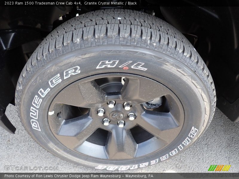 Granite Crystal Metallic / Black 2023 Ram 1500 Tradesman Crew Cab 4x4