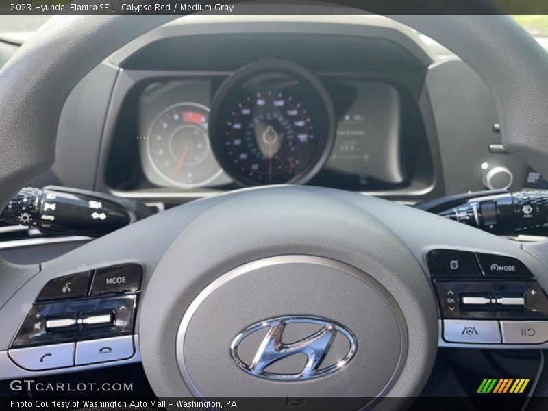 Calypso Red / Medium Gray 2023 Hyundai Elantra SEL