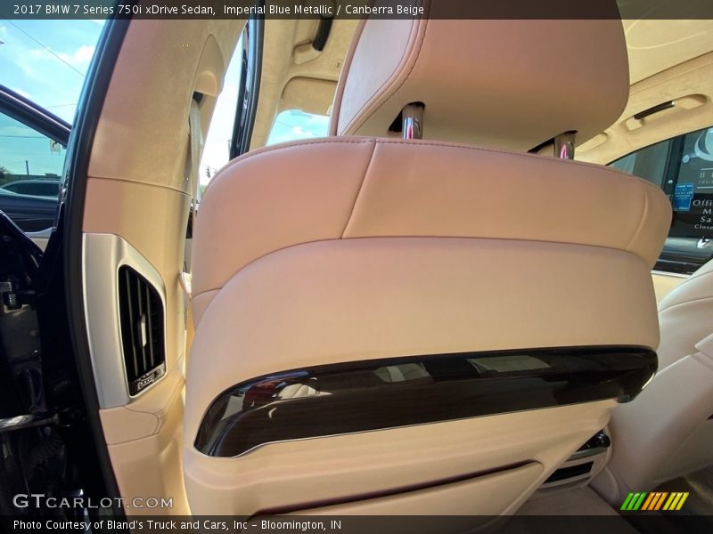 Imperial Blue Metallic / Canberra Beige 2017 BMW 7 Series 750i xDrive Sedan