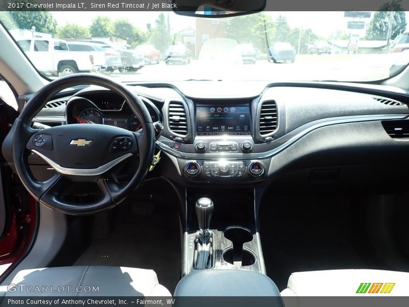 Siren Red Tintcoat / Jet Black 2017 Chevrolet Impala LT