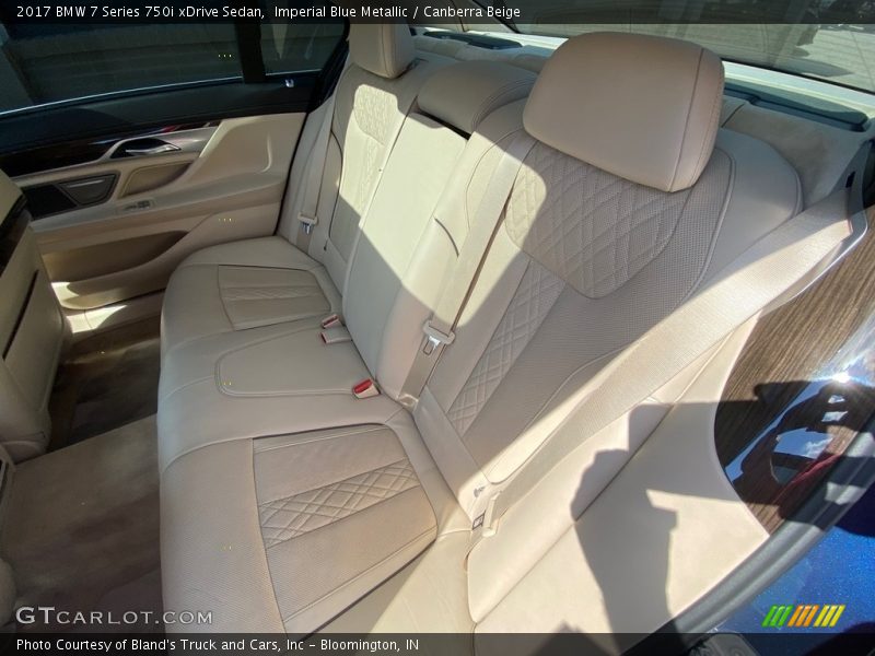 Imperial Blue Metallic / Canberra Beige 2017 BMW 7 Series 750i xDrive Sedan
