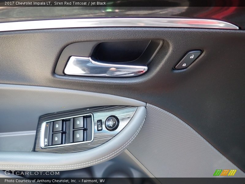 Siren Red Tintcoat / Jet Black 2017 Chevrolet Impala LT