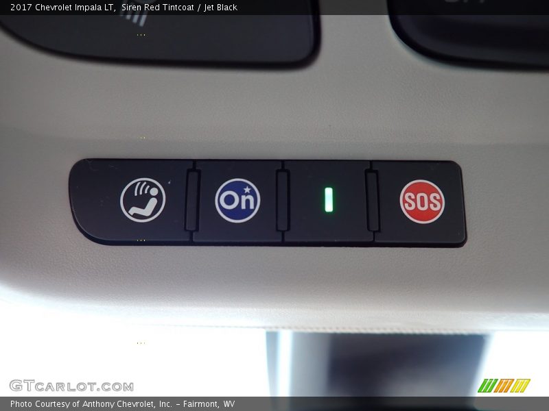 Siren Red Tintcoat / Jet Black 2017 Chevrolet Impala LT