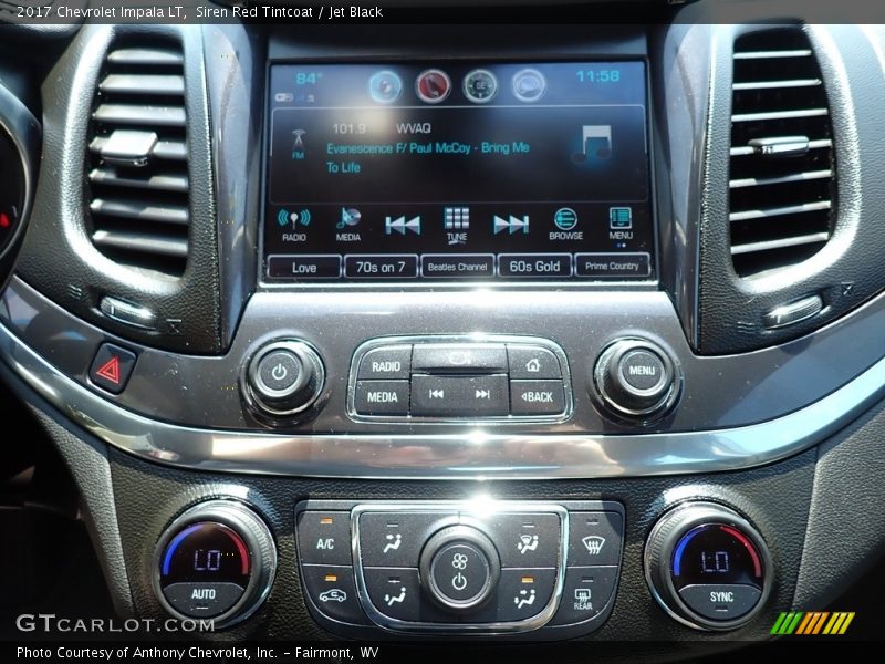 Controls of 2017 Impala LT