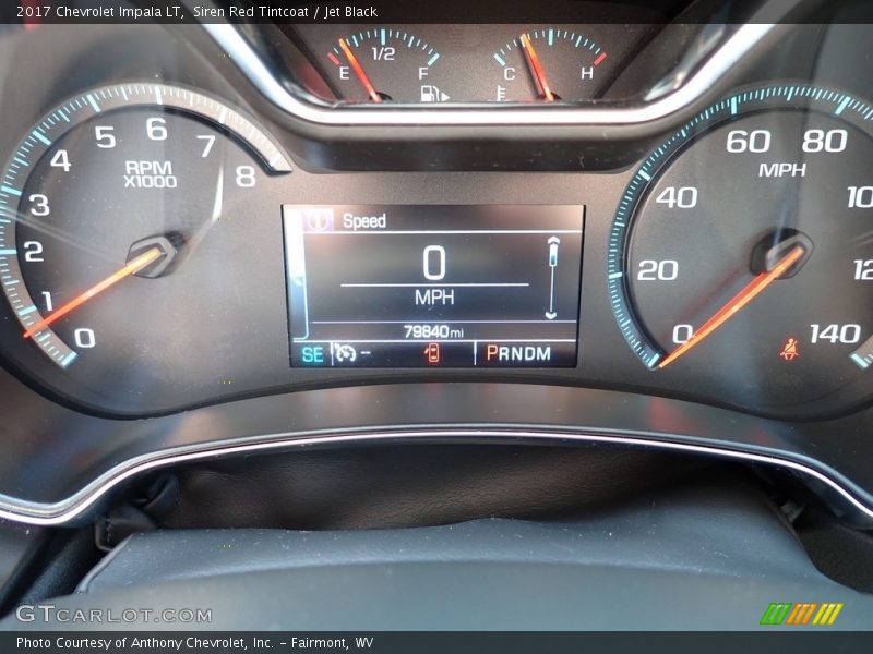  2017 Impala LT LT Gauges