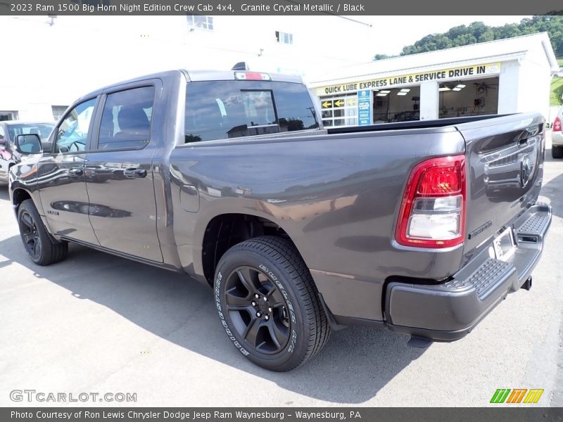 Granite Crystal Metallic / Black 2023 Ram 1500 Big Horn Night Edition Crew Cab 4x4