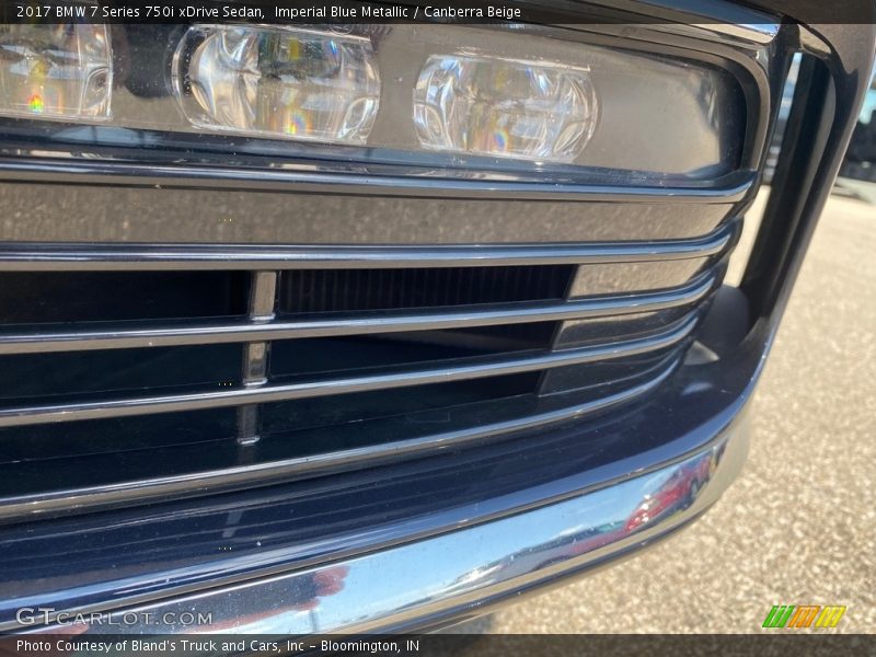 Imperial Blue Metallic / Canberra Beige 2017 BMW 7 Series 750i xDrive Sedan