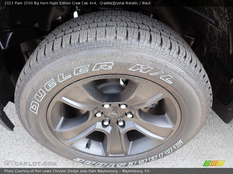 Granite Crystal Metallic / Black 2023 Ram 1500 Big Horn Night Edition Crew Cab 4x4