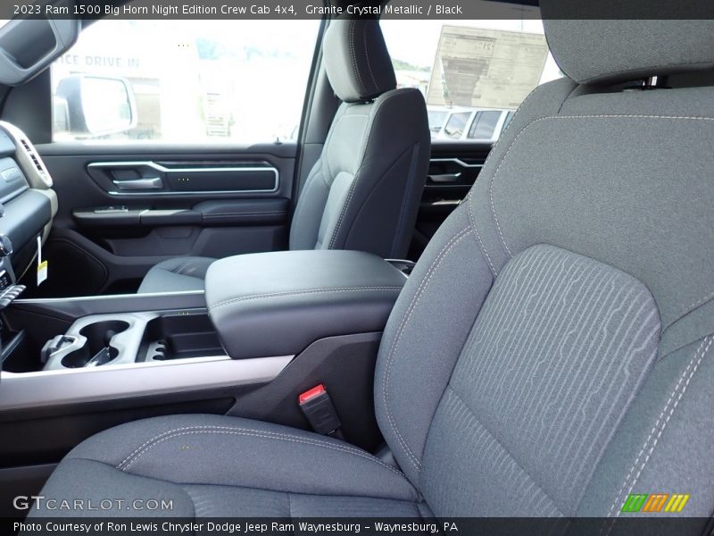 Granite Crystal Metallic / Black 2023 Ram 1500 Big Horn Night Edition Crew Cab 4x4