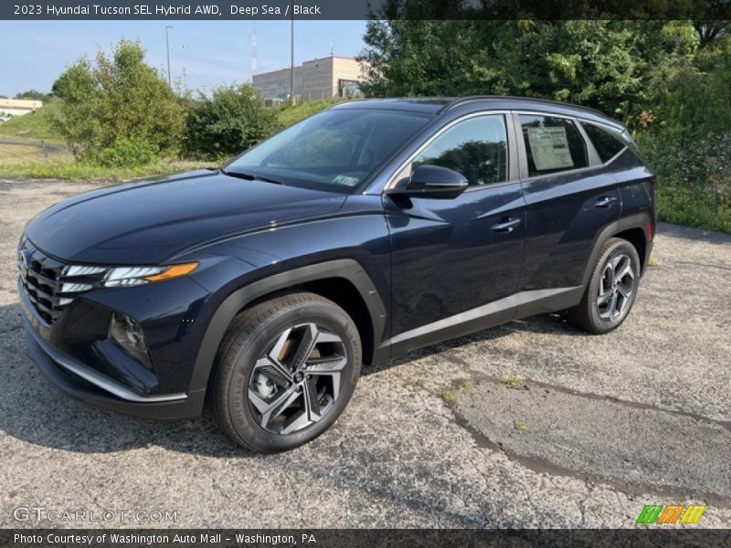 Deep Sea / Black 2023 Hyundai Tucson SEL Hybrid AWD