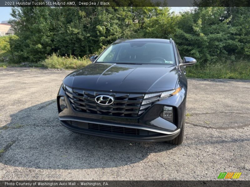 Deep Sea / Black 2023 Hyundai Tucson SEL Hybrid AWD