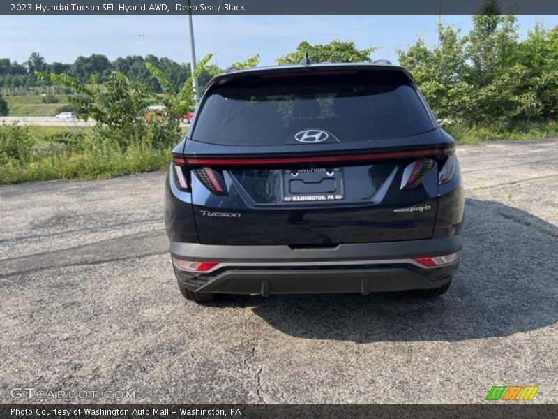 Deep Sea / Black 2023 Hyundai Tucson SEL Hybrid AWD