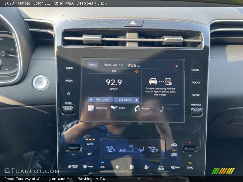 Deep Sea / Black 2023 Hyundai Tucson SEL Hybrid AWD