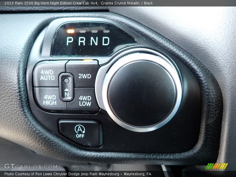 Granite Crystal Metallic / Black 2023 Ram 1500 Big Horn Night Edition Crew Cab 4x4