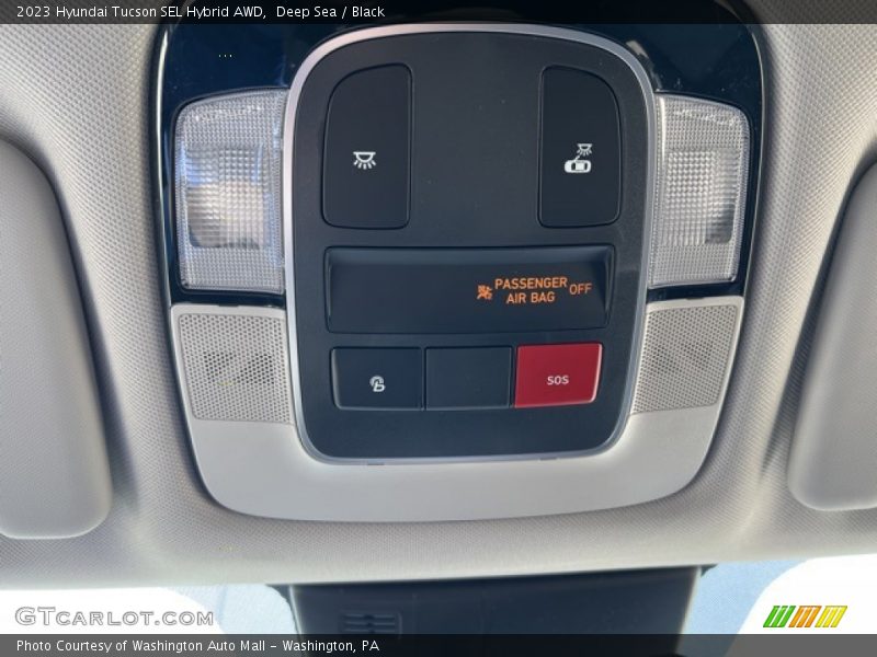 Deep Sea / Black 2023 Hyundai Tucson SEL Hybrid AWD