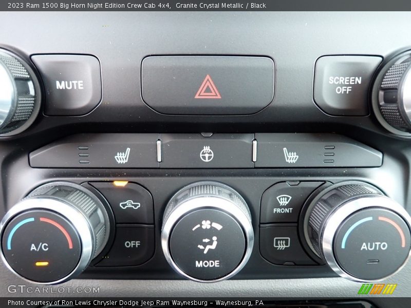 Granite Crystal Metallic / Black 2023 Ram 1500 Big Horn Night Edition Crew Cab 4x4