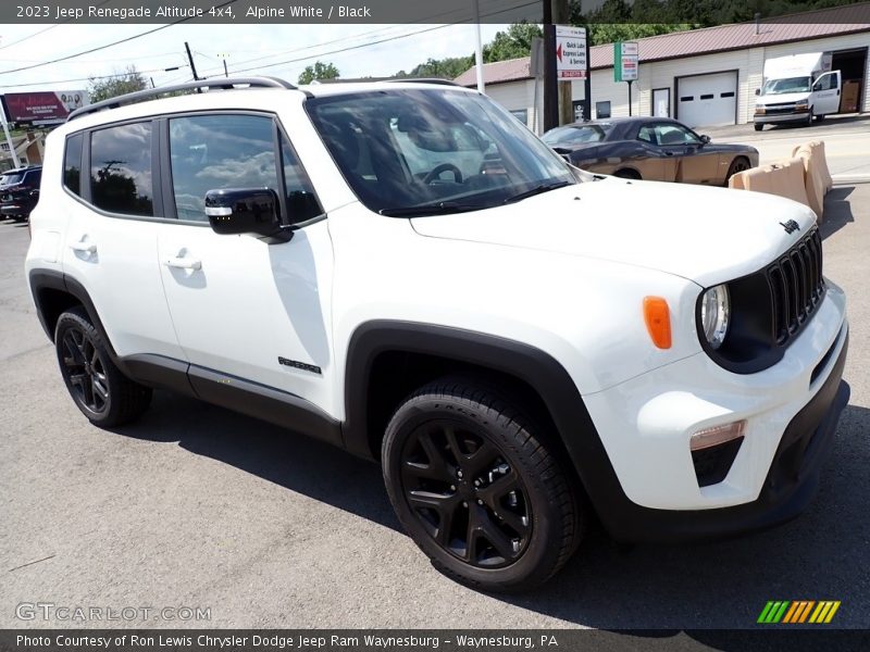 Alpine White / Black 2023 Jeep Renegade Altitude 4x4