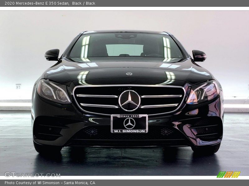 Black / Black 2020 Mercedes-Benz E 350 Sedan