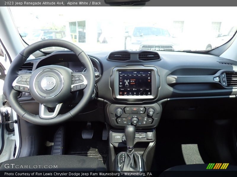 Alpine White / Black 2023 Jeep Renegade Altitude 4x4