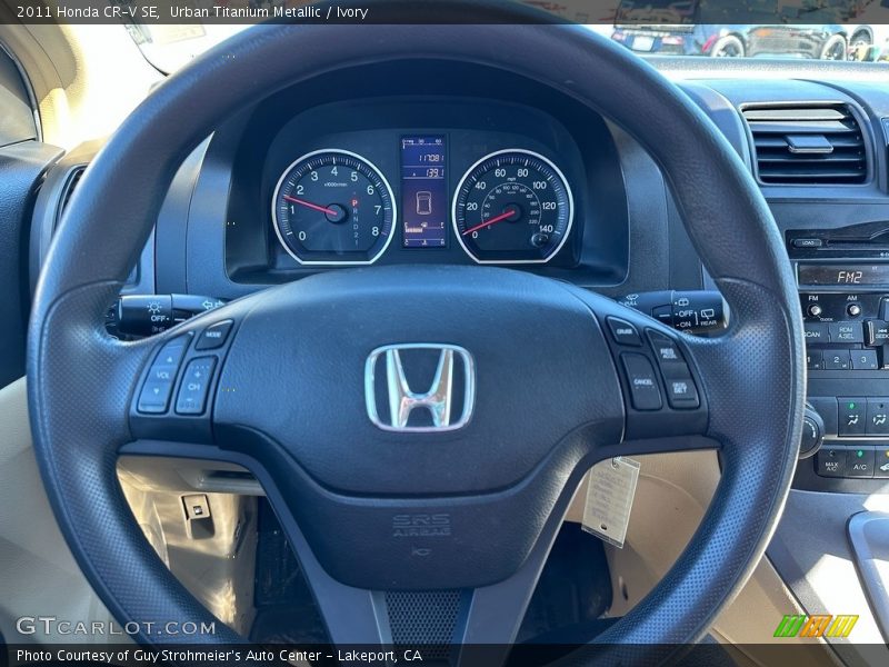 Urban Titanium Metallic / Ivory 2011 Honda CR-V SE