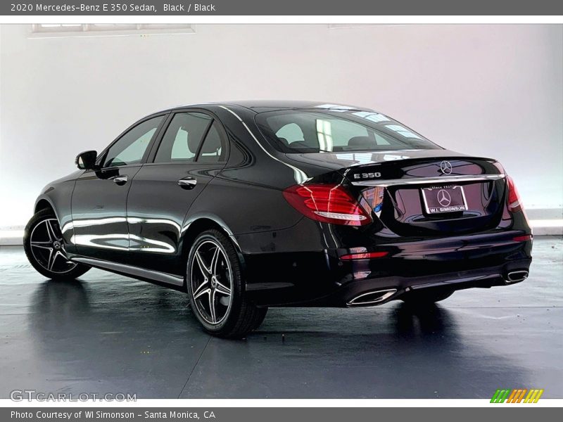 Black / Black 2020 Mercedes-Benz E 350 Sedan