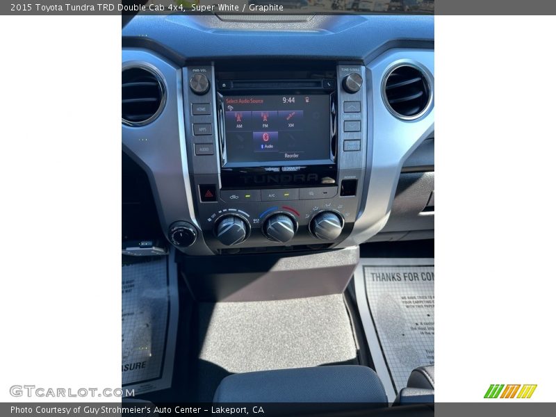 Super White / Graphite 2015 Toyota Tundra TRD Double Cab 4x4