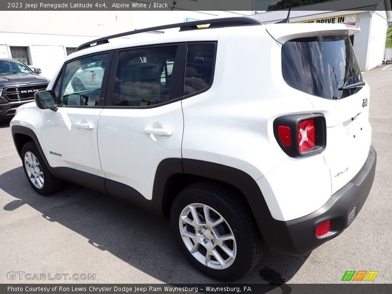 Alpine White / Black 2023 Jeep Renegade Latitude 4x4