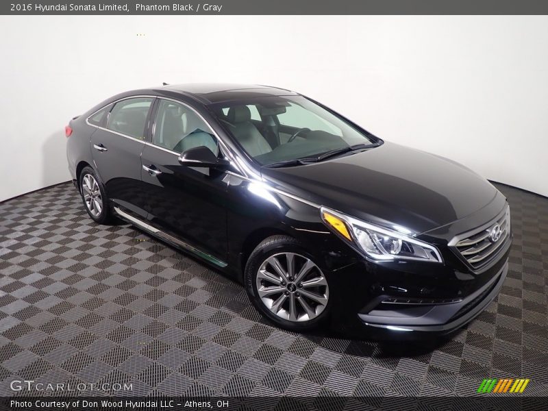 Phantom Black / Gray 2016 Hyundai Sonata Limited