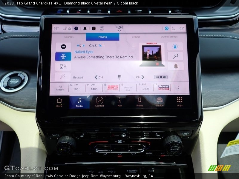Diamond Black Crystal Pearl / Global Black 2023 Jeep Grand Cherokee 4XE