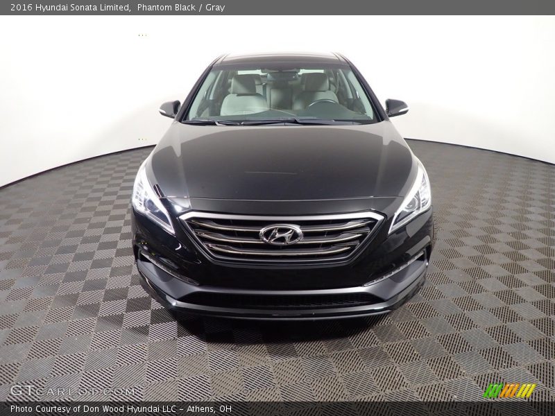 Phantom Black / Gray 2016 Hyundai Sonata Limited